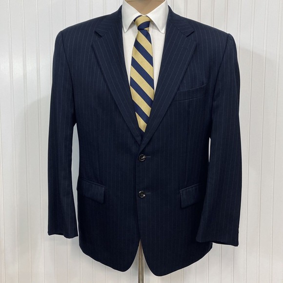 Chaps Suits & Blazers Chaps Blazer Mens 42 Suit Jacket Navy Blue 0